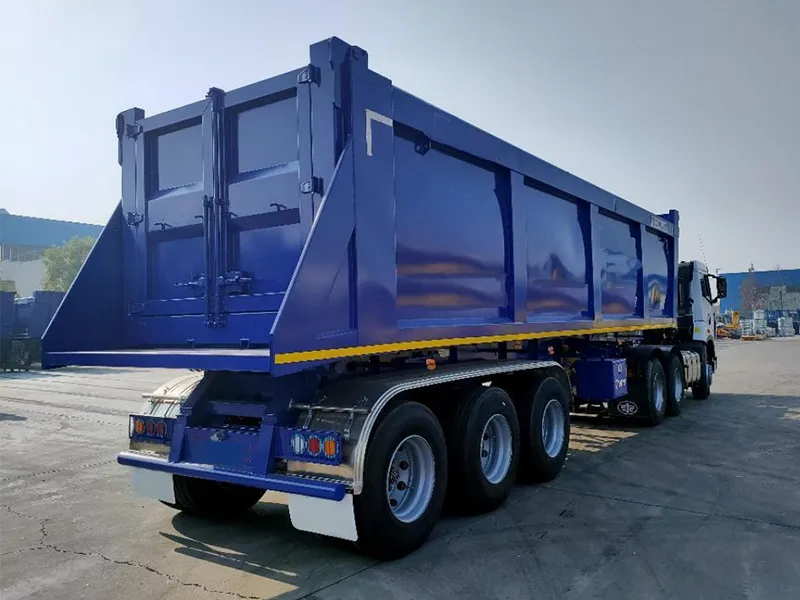 Ogļu pašizgāzēja puspiekabe